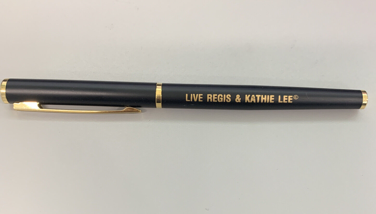 Live Regis & Kathi Lee Collectible Rollerball Pen Vintage Tv Advertising