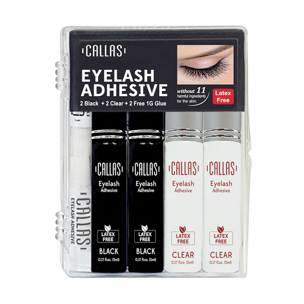 Callas Eyelash Adhesive 4pcs Set [free Usa Shipping]