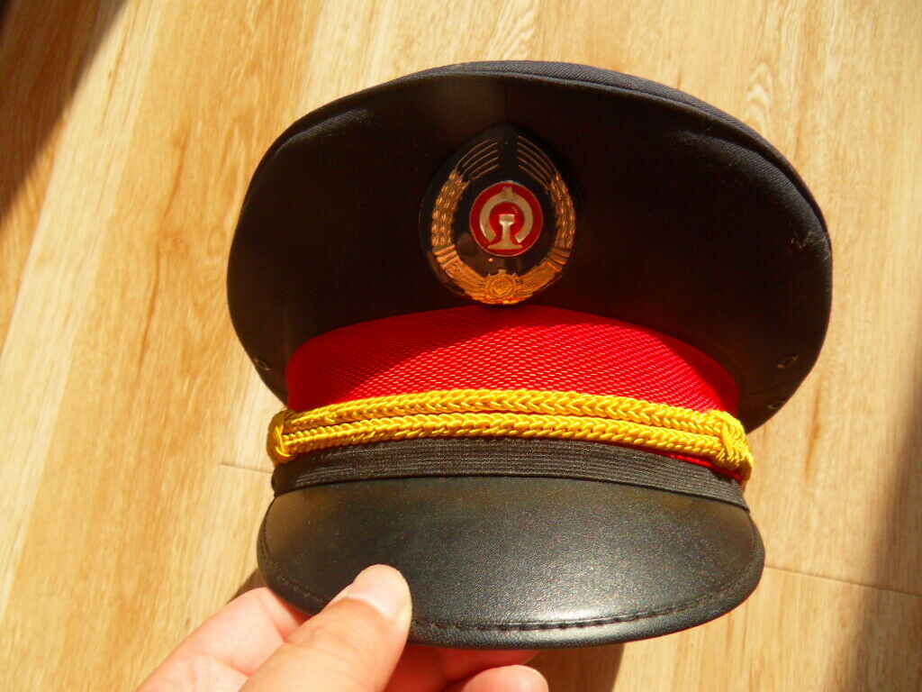 China Railway Railroad Staff Cap Hat Visor,1997's,57cm