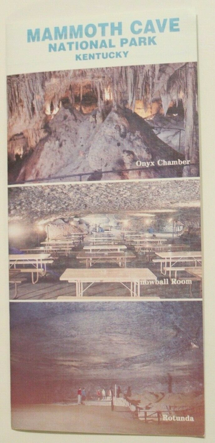 Mammoth Cave National Park Brochure Kentucky 1991