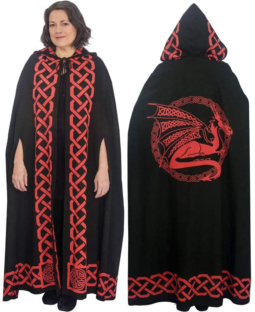 Ritual Cotton Cloak Dragon Red
