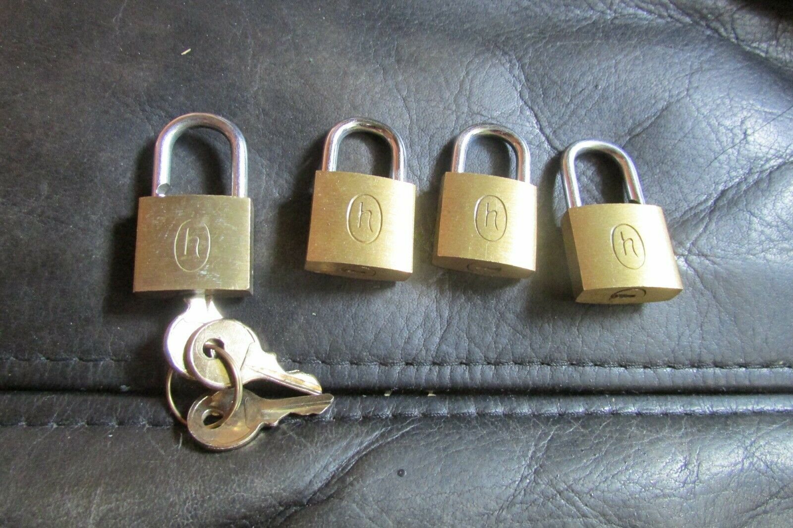 Vintage Hartmann Brass Locks + Keys (sold Individually)
