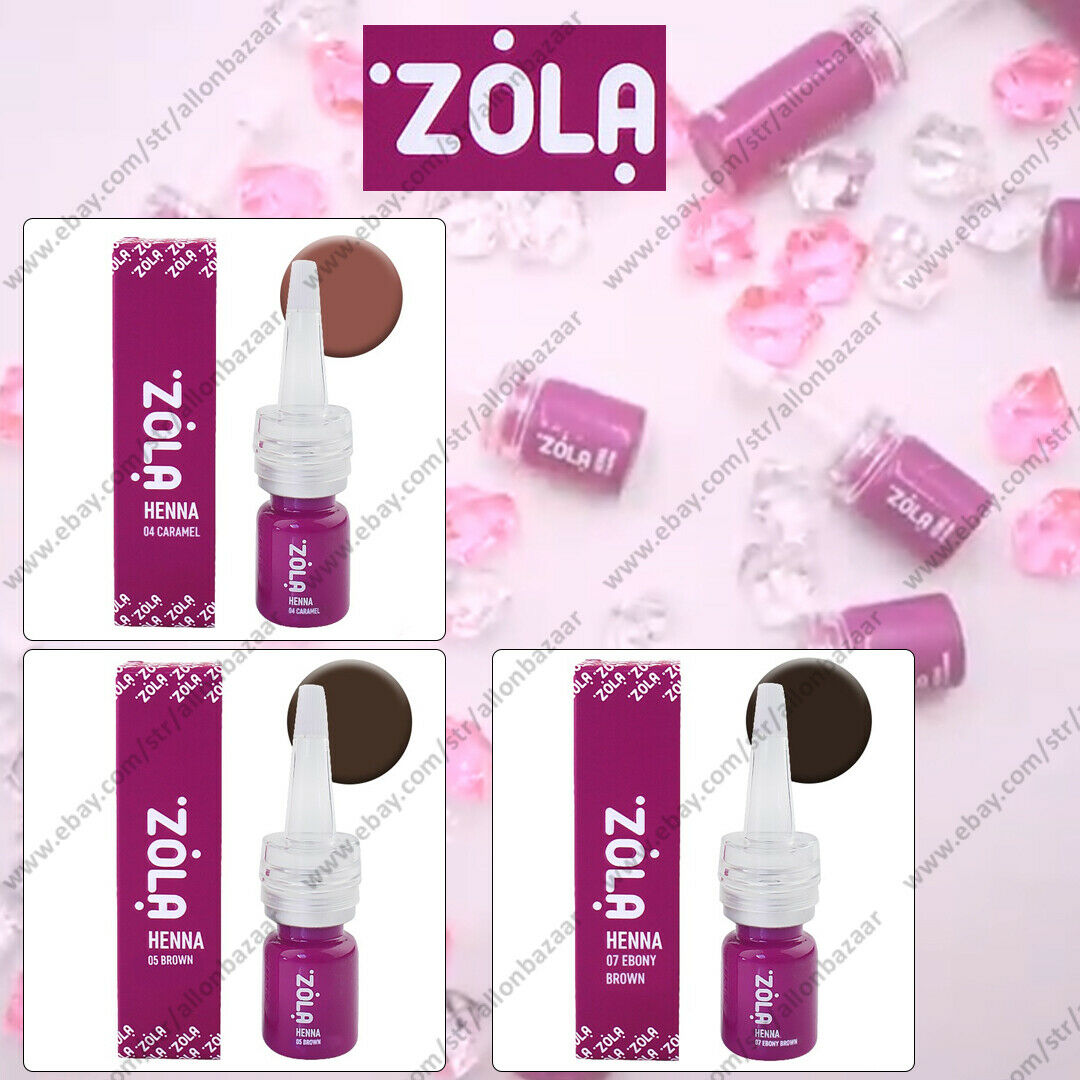 New Zola Henna 5-10g. Eyebrow Coloring