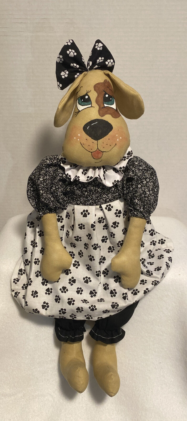 Handmade, Sweet Puppy Love   20” Tall  Doll,home Decor
