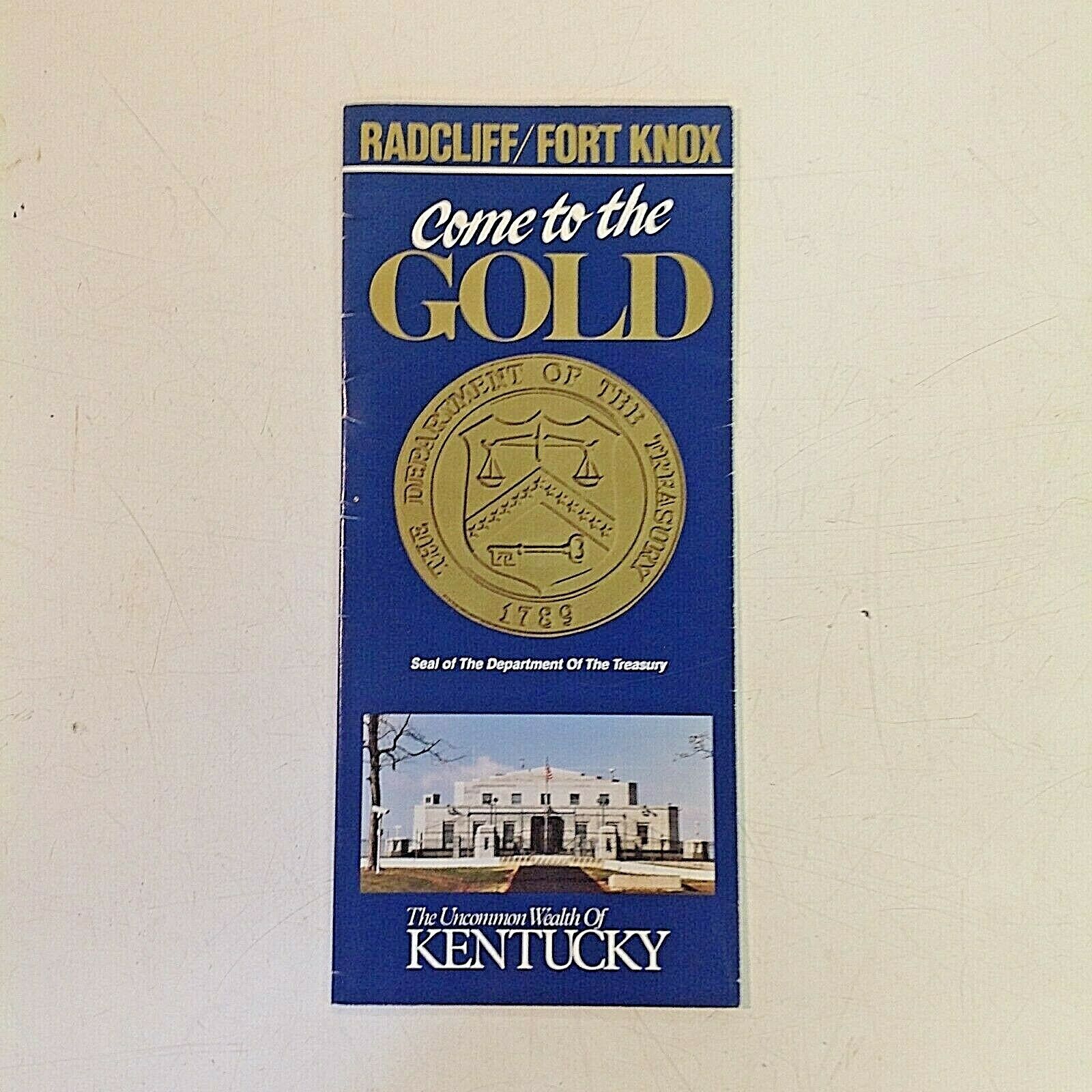 Vintage Color Brochure Radcliff Fort Knox Come To The Gold Treasury Patton Ky