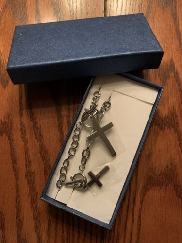 Sweet Romance Cross Bracelet And Necklace Set