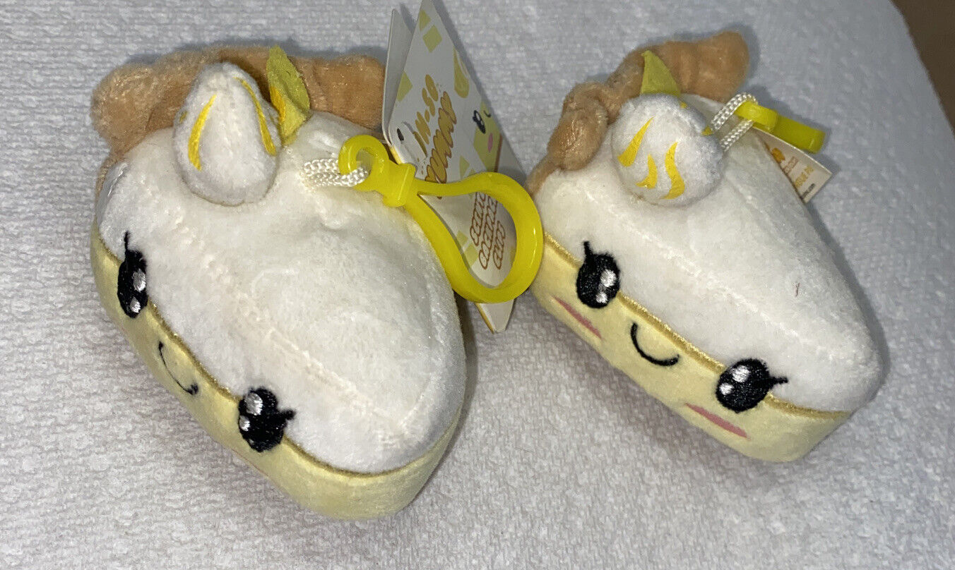 Scentco Oh So Yummy Backpack Buddies Lemon Pie Scented Plush Keychain (2)new