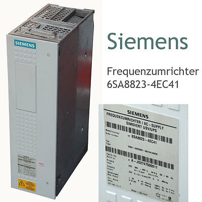 Siemens Frequency 6sa8823-4ec41 D380-460d380-460/34lm6re 3 Phase 380v