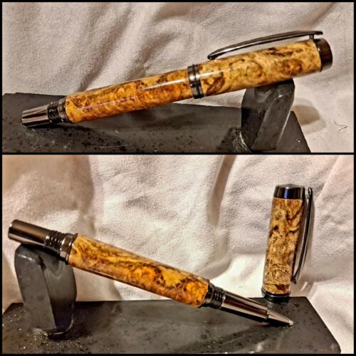 Awesome Mystery Burl Rollerball With Free Gift Box!