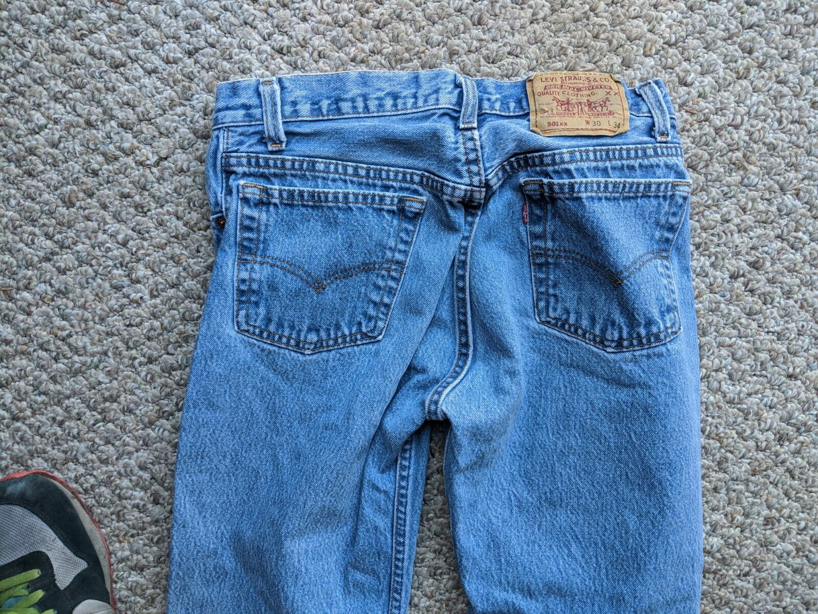 Vintage Levi Strauss 501 Usa Made 30x34 30w 34l Levis Levi's Red Tag
